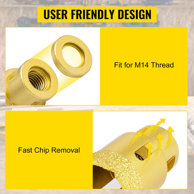 VEVOR Σετ τρυπάνια διαμαντιών 6 τμχ Σετ τρυπάνια διαμαντιών με τρυπάνια διαμαντιών 20mm-68mm για μάρμαρο κεραμικών πλακιδίων