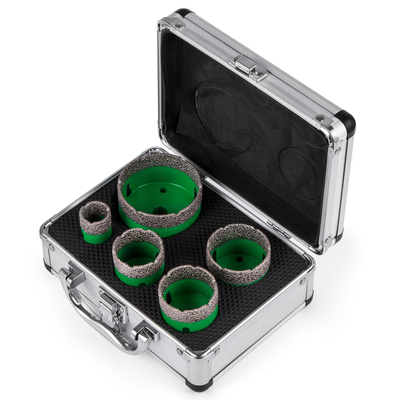 VEVOR 5 Pcs Diamond Hole Saw Set Diamond Drill Bits Core, M14 22/35/40/50/65 MM Τρυπάνια Τρυπάνων Τρυπών, Εργαλεία κοπής Point-Accurate Drilling for Tiles Marble Glass Granite