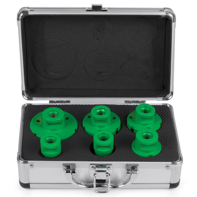 VEVOR 6PCS Diamond Holesaw Set Diamond Drill Bits Core, M14 20/35/38/43/50/60MM Τρυπάνι κοπής με τρύπες, M14 νήμα Σημείο-Ακριβής διάτρηση για πλακάκια κεραμικός γρανίτης