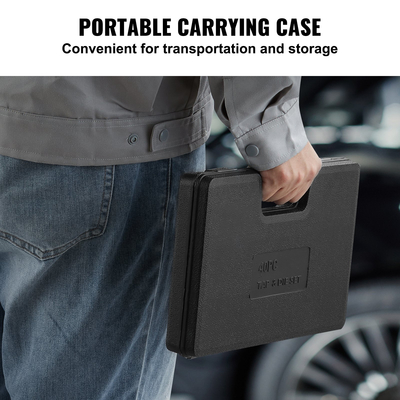 VEVOR Tap and Die Set 40Pcs Metric Size M3 to M12 Bearing Steel Threading tool