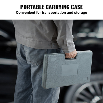 Σετ βρύσης και μήτρας VEVOR, 60 τεμαχίων Metric και SAE Standard, ρουλεμάν ατσάλινες βρύσες και μήτρες, Βασικό εργαλείο σπειρώματος για κοπή εξωτερικών εσωτερικών σπειρωμάτων, με πλήρη εξαρτήματα και θήκη αποθήκευσης