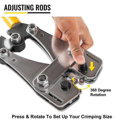 Εργαλείο σύσφιξης καλωδίου μπαταρίας VEVOR Στερέωμα ωτίου κολάρου 10-120 mm2