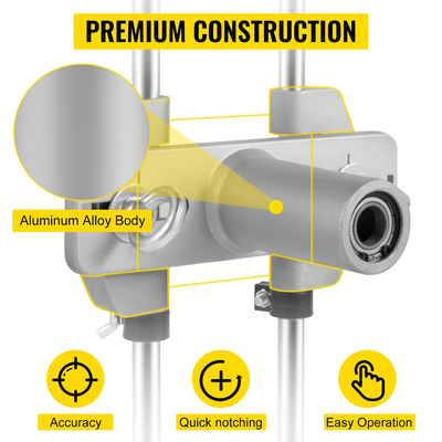 VEVOR 5 Minute Morticer JIG1 Door Lock Mortiser Kit Lock Fitting Jig Door Lock Mortiser Kit with 3 Cutters 18 22 25mm