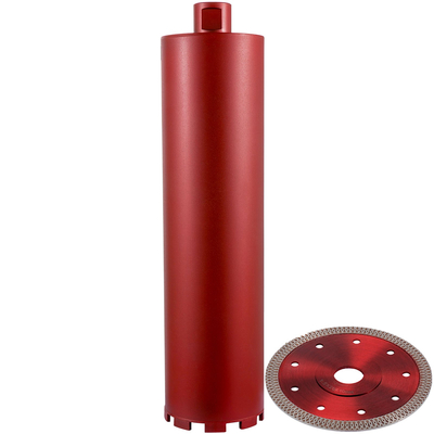 Τρυπάνι VEVOR Diamond Core, 4&quot;/101mm διάμετρος τρυπάνι πυρήνα, 14&quot;/355mm τρυπάνι πυρήνα σκυροδέματος, 5/8&quot;-11 μύτες πυρήνα σπειρώματος, ξηρό/υγρό τρυπάνι με λεπίδα, διαμαντένιο τρυπάνι υγρού πυρήνα για σκυρόδεμα Τούβλο