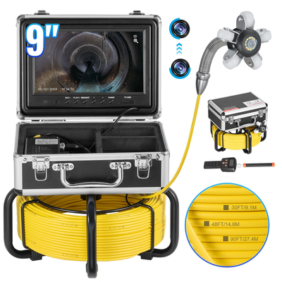 Κάμερα VEVOR Sewer Camera 98 ft/30 m Αυτοεπιπεδούμενη κάμερα αγωγού αποχέτευσης με εντοπιστή 512 Hz