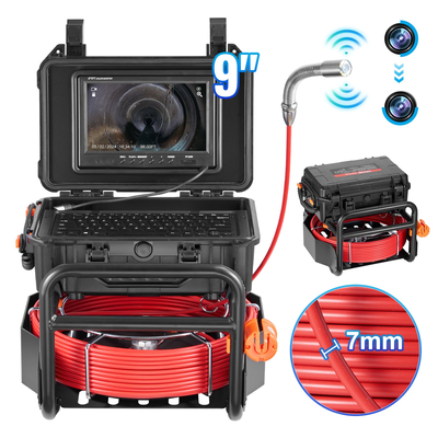 VEVOR Sewer Camera 98 ft/30m Αυτοεπιπεδούμενη κάμερα αποχέτευσης με πομπό 512 Hz