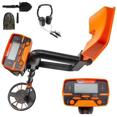 VEVOR Yellow Metal Detector 3010 Waterproof Disc Ανιχνευτές μετάλλων Υποβρύχιος Υπόγειος Ανιχνευτής μετάλλων LCD υψηλής ακρίβειας για ενήλικες και παιδιά Αυτόματος ανιχνευτής ακουστικών