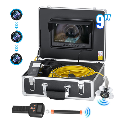 VEVOR Sewer Camera 165 ft Αυτοεπιπεδούμενη κάμερα αγωγού με 512Hz Locator 36X Zoom