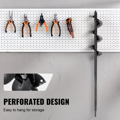 Τρυπάνι VEVOR τρυπάνι για φύτευση, τρυπάνι κήπου 3 x 24 ιντσών, τρυπάνι σπειροειδούς για φύτευση βολβών &amp; σκάψιμο οπών, τρυπάνι εξαγωνικής κίνησης 3/8