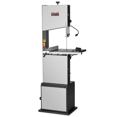 Πριόνι πάγκου Vevor Band Saw, κινητήρας 1,5HP 1100W, Μέγιστο πλάτος λαιμού 13,39 ιντσών, Ύψος κοπής 13 ιντσών, Μήκος πριονωτής λεπίδας 109,45 ιντσών, Επιτραπέζιο πριόνι στερέωσης χωρίς βηματισμό με στοπ και μετρητή κοπής, μαλακό σκληρό ξύλο κοπής, , και πλαστικό