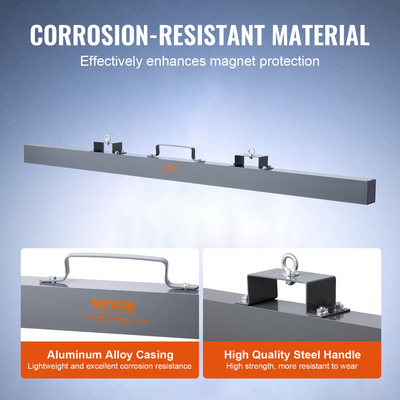 Κρεμαστό μαγνητικό εργαλείο συλλογής σκουπιδιών, 120μαγνητικό σκουπιδοτενεκέ καρφιών τύπου μαγνητικό σκουπιδοτενεκέ, μαγνητικό σκουπιδοτενεκέ μαγνήτες βιομηχανικού βαθμού Αξεσουάρ κυνηγιού χάλυβα για τη συλλογή καρφιών μπουλόνια σιδήρου