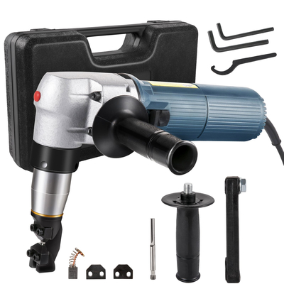 VEVOR Electric Metal Nibbler 625W Nibbler Metal Cutter 1000rpm High Speed ​​Rotor Metal Nibbler 220V w Αντικατασταθείσες λεπίδες Θήκη αποθήκευσης Λαμαρίνας για κοπή από ανοξείδωτο χάλυβα, αλουμίνιο, πλαστικό