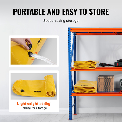 VEVOR Flood Barriers, Sandbag Alternative Flood Bag 4 Pack, Flood Barrier για το σπίτι, Water Barriers για πλημμύρες, Doorway, Driveway (4FTx6in)