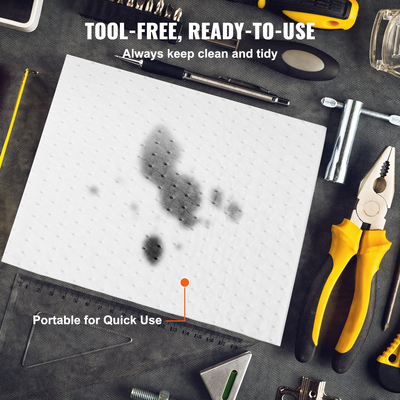 VEVOR Spill Absorbent Pads, Oil Absorbing Mat Absorbs up 20 Gal, 15&quot; L x20&quot; W Απορροφητικό μαξιλαράκι πολυπροπυλενίου μόνο για λάδια, Oil Spill Mats Συσκευασία των 100