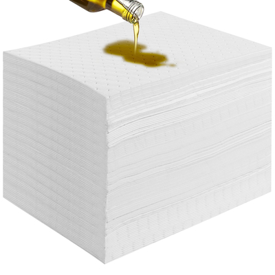 VEVOR Spill Absorbent Pads, Oil Absorbing Mat Absorbs up 20 Gal, 15&quot; L x20&quot; W Απορροφητικό μαξιλαράκι πολυπροπυλενίου μόνο για λάδια, Oil Spill Mats Συσκευασία των 100