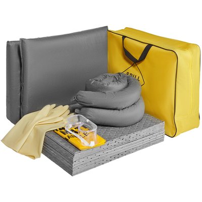 VEVOR Universal Spill Kit Προμήθειες ελέγχου διαρροής Ροφητικά επιθέματα Κάλτσες και μαξιλάρια