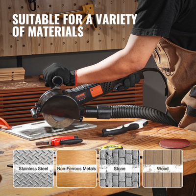 Μηχάνημα στίλβωσης VEVOR 6-τάχυτο ηλεκτρικό γυαλιστικό μετάλλων 1300W