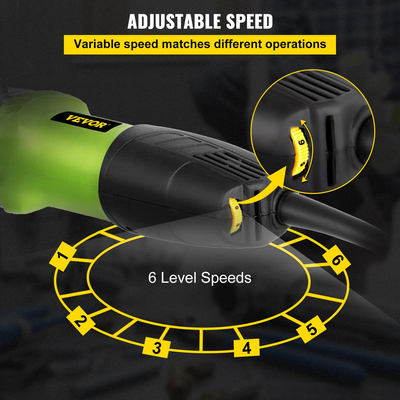 VEVOR 800W Tube Belt Trian Inox Steel Pipe Tube Polisher Grinder, 180mm Polishing for Stainless Steel Aluminium 6 Speed ​​3000RPM Γυάλισμα λείανσης