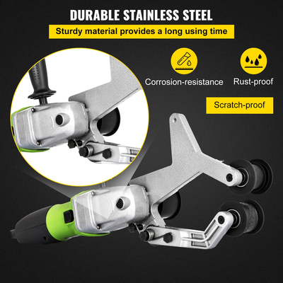 VEVOR 800W Tube Belt Trian Inox Steel Pipe Tube Polisher Grinder, 180mm Polishing for Stainless Steel Aluminium 6 Speed ​​3000RPM Γυάλισμα λείανσης