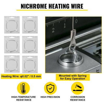 Μηχάνημα κοπής φελιζόλ VEVOR 42cm Μέγ. Πάχος κοπής Αφρολέξ 115cm Μέγ. Μήκος Hot Wire Foam Cutter 0-90° Styrofoam Cutter Έξι καλώδια θέρμανσης με πλαϊνή πλάκα βάσης για κοπή αφρού μαργαριταριού βαμβακιού