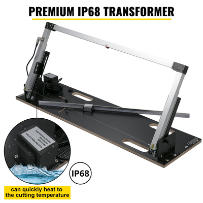 VEVOR Επιτραπέζιο μηχάνημα κοπής φελιζόλ 42 cm Μέγ. Πάχος κοπής Αφροκόφτης 132 cm Μέγ. Μήκος κοπής Hot Wire Foam Cutter 0-90° Styrofoam Cutter με έξι καλώδια θέρμανσης για αφρούς κοπής Pearl Cotton