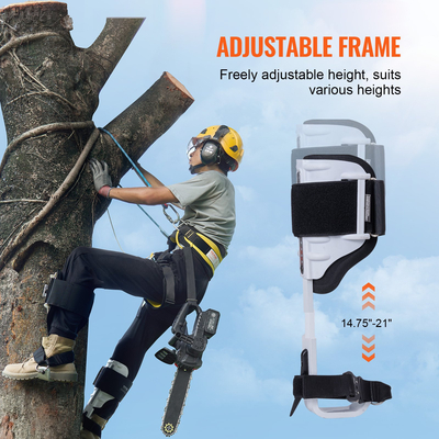 VEVOR Tree Climbing Spikes Climbing Spurs Gear Aluminium Arborist Equipment Λευκό