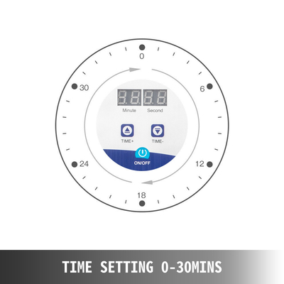 VEVOR Ultrasonic Cleaner 30L Jewelry Cleaner Υπερηχητικό μηχάνημα καθαρισμού Ψηφιακό υπερήχων εξαρτημάτων Cleaner Heater Timer Jewelry Cleaning Kit Industrial Sonic Cleaner for Jewelry Ring Dental Glass