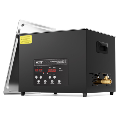 VEVOR Ultrasonic Cleaner 15L Μηχάνημα καθαρισμού με Timer Heater &amp; Basket 360W