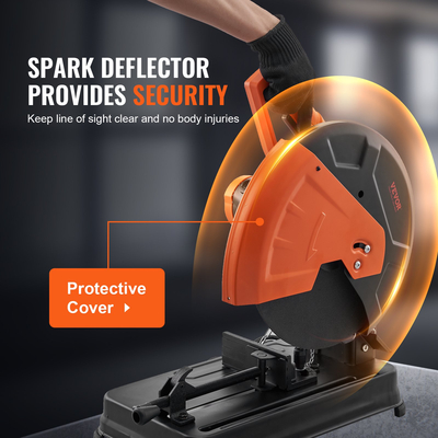 VEVOR Abrasive Chop Saw 14in Mitering Chop Saw για κοπή μετάλλων με γωνία 45°