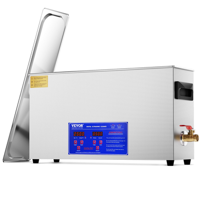 VEVOR 10L Ultrasonic Gun Cleaner 300W Ultra Sonic Cleaner Timer Heater καλάθι