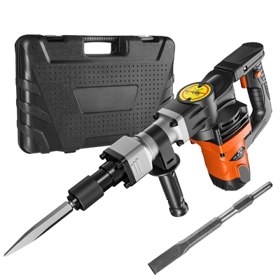 VEVOR Κατεδάφιση Jack Hammer Ηλεκτρικό σφυρί σκυροδέματος 1600W 2 σμίλη