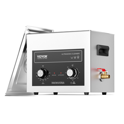 VEVOR 10L Ultrasonic Cleaner με Heater Timer &amp; Basket Digital Sonic Machine