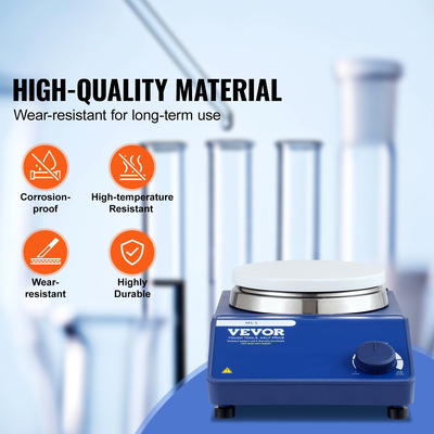 VEVOR Magnetic Stirrer Stir Plate Kit 0-1500 RPM Ρυθμιζόμενη ταχύτητα Max 21L