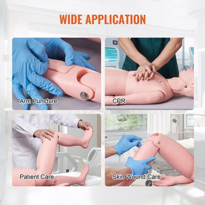 ανδρείκελο κατάρτισης νοσηλευτικών, θηλυκό ανθρώπινο ανδρείκελο επίδειξης μεγέθους ζωής για την κατάρτιση νοσηλευτικών, πολυλειτουργικές προμήθειες διδασκαλίας προτύπων εκπαίδευσης, ανατομικό μοντέλο προσομοιωτής φροντίδας σώματος ανδρείκελου ανδρείκελου