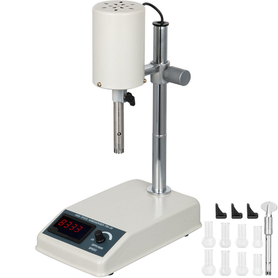 VEVOR 1000ml High Speed ​​Homogenizer 200W Adjustable FSH-2A Digital Dispaly Mechanical Homogenizer Disperser Homogenize Emulsifier Low Noise Laboratory Homogenizer for Emulsifyin