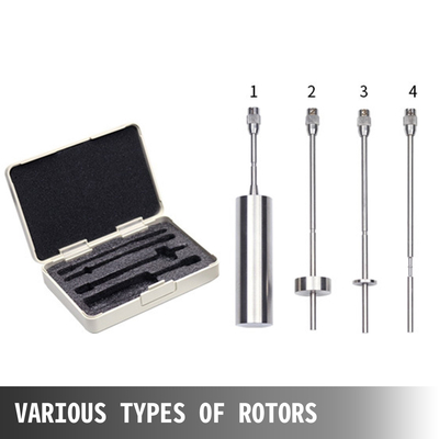 Ψηφιακό περιστροφικό ιξωδόμετρο VEVOR NDJ-9S 1-100000 mPa.s Μετρητής μετρητή ρευστόμετρου Ακρίβεια συν ή πλην 2% Newton Υγρό ιξωδόμετρο Ψηφιακό φορητό