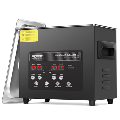 VEVOR Ultrasonic Cleaner 3L Μηχάνημα καθαρισμού με Timer Heater &amp; Basket 120W