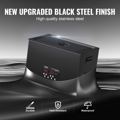 VEVOR Ultrasonic Cleaner 30L Μηχάνημα καθαρισμού με Timer Heater &amp; Basket 600W