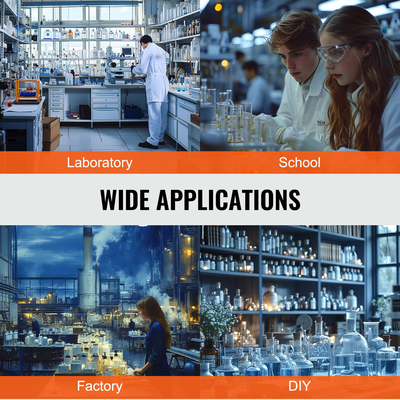 Βάση βάσης εργαστηρίου VEVOR, Σετ βάσης στήριξης εργαστηρίου αποστακτήρα, ράβδος εργαστηρίου από χάλυβα 23,6&quot; και βάση από χυτοσίδηρο 8,3&quot; x 5,3&quot;, Περιλαμβάνει σφιγκτήρες φιάλης, σφιγκτήρα προχοΐδας και σφιγκτήρες σταυρού