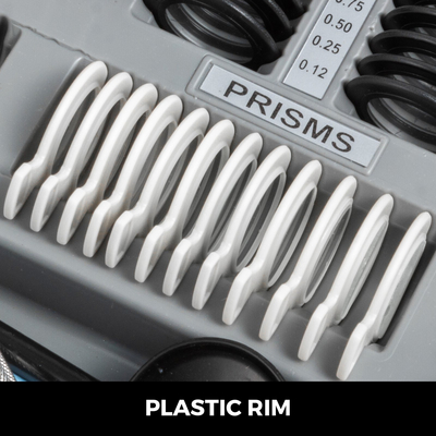 VEVOR 266pcs Trial Lens Plastic Optical Trial Lens Set Optometry Lens Optometry Box Δοκιμαστικός εξοπλισμός φακών Αξεσουάρ Οφθαλμικής Δοκιμαστικής θήκης φακοί με θήκη αποθήκευσης αλουμινίου