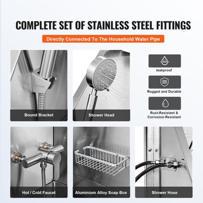 Σταθμός μπάνιου VEVOR 864MM Pet Dog με ράμπα, Επαγγελματική μπανιέρα περιποίησης σκύλων από ανοξείδωτο χάλυβα με συρτάρι αποθήκευσης, βρύση, πλούσιο αξεσουάρ, μπανιέρα σκύλου για μεγάλα, μεσαία, μικρά κατοικίδια, νεροχύτης για το σπίτι (αριστερά)