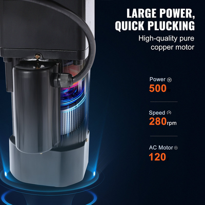 VEVOR Chicken Plucker Machine Feather Plucker Τύμπανο από ανοξείδωτο χάλυβα κινητήρας 280rpm