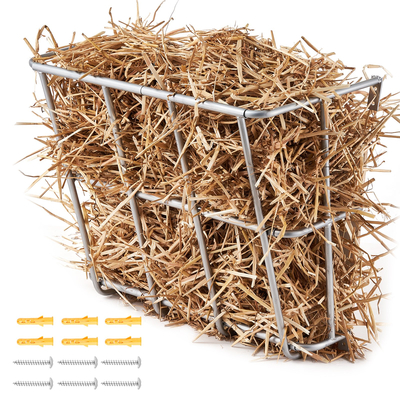 VEVOR Livestock Hay Feeder 18,5 γαλονιών Επιτοίχια ράφι σανού κατσίκας για άλογα