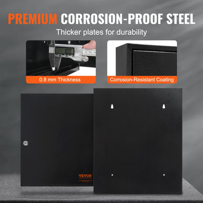 Κουτί κλειδαριάς ντουλαπιού VEVOR 100 κλειδιών με ρυθμιζόμενα ράφια και πολύχρωμες ετικέτες πλήκτρων