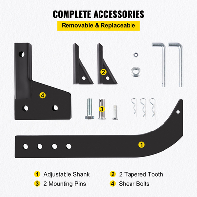 Τοποθετημένη με κροκέτα ξύστρα κιβωτίων Ripper 16&quot; κνήμη κατάλληλη για 2&quot; προσαρμογείς δέκτη
