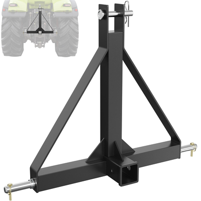 VEVOR 3 Point Hitch Receiver, 3 Point 2&quot; Receiver Trailer Hitch Κατηγορία 1 Προσαρμογέας ράβδου ρυμούλκησης τρακτέρ με καρφίτσες, Συμβατό με Kubota, Mahindra, Ford, Yanmar, John Deere, Massey Ferguson