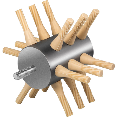 VEVOR Chicken Plucker Drill Attachment Poultry Plucker 18 Finger Inox