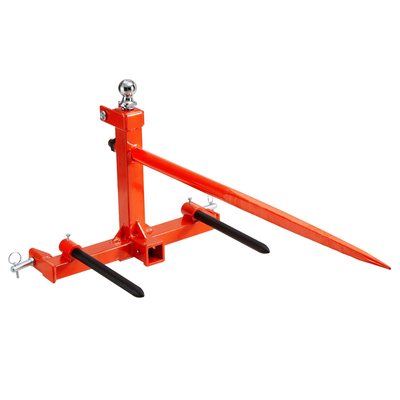 VEVOR 49&quot; Hay Spear, Bale Spears 1600lbs Loading Capacity, Three Point Hitch Tractor Attachment with 2 τμχ 17,5&quot; Stabilizer Spear, Quick Attach Spike Forks