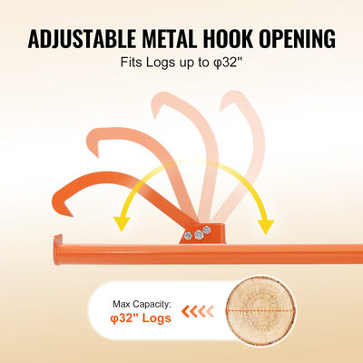 VEVOR Cant Hook Tool 59 σε Εργαλεία υλοτομίας με κυλίνδρους από χάλυβα βαρέως τύπου