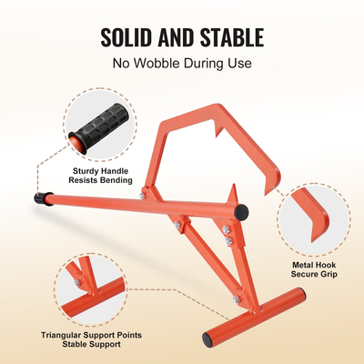 VEVOR Timberjack 46.5 σε ανυψωτικό κορμού βαρέως τύπου για Max 25&quot; Dia Logs Rolling